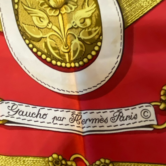 HERMES SILK SCARF - Picture 3 of 3